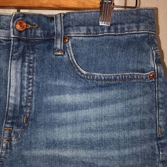 J. Crew 29 High-Rise Cuffed Blue Denim Shorts - Picture 7 of 14